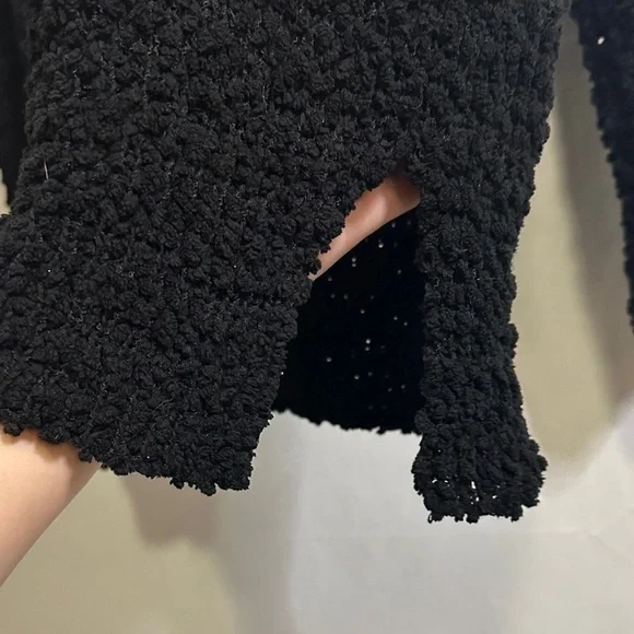 Cozy Black Women's Sweater - Picture 4 of 6